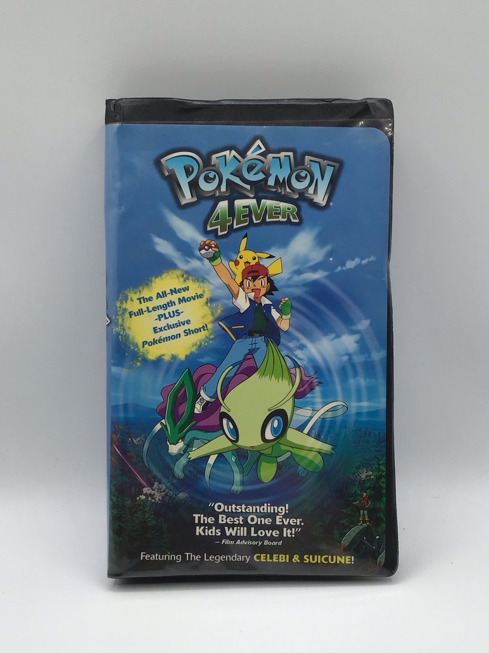 Pokemon 4Ever VHS Movie Tape With Insert Celebi Suicune Nintendo Classic
